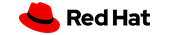 Red Hat logo: a red fedora with a black brim and the words Red Hat