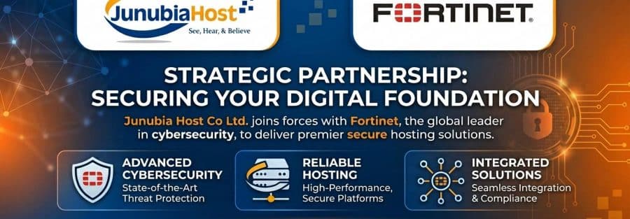 Partnership with Fortinet and Junubia Host