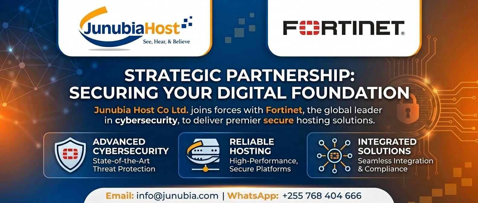 Partnership with Fortinet and Junubia Host